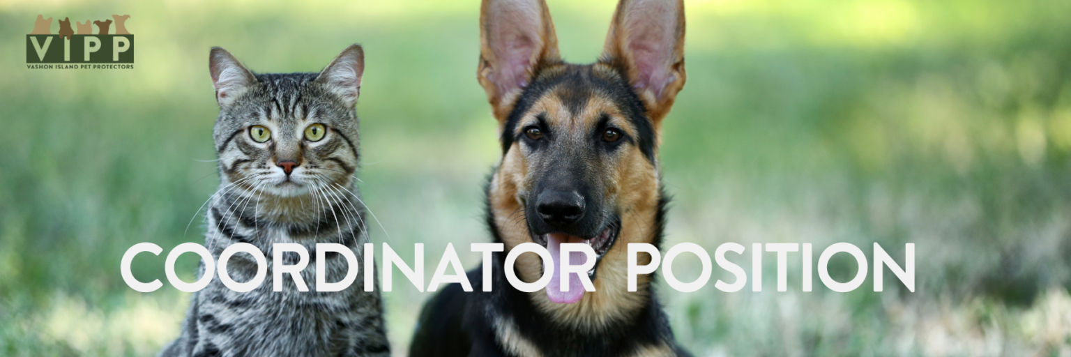VOLUNTEER COORDINATOR Vashon Island Pet Protectors
